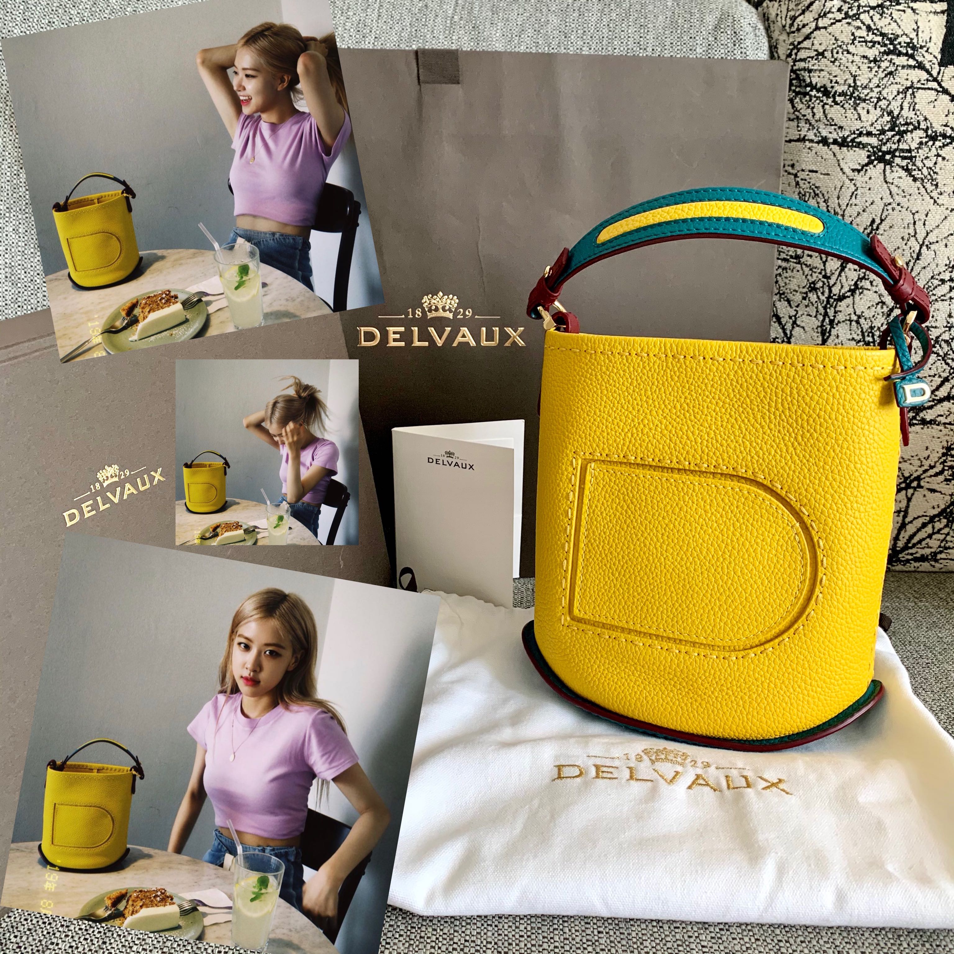 Delvaux Pin Mini Bucket Ros BLACKPINK