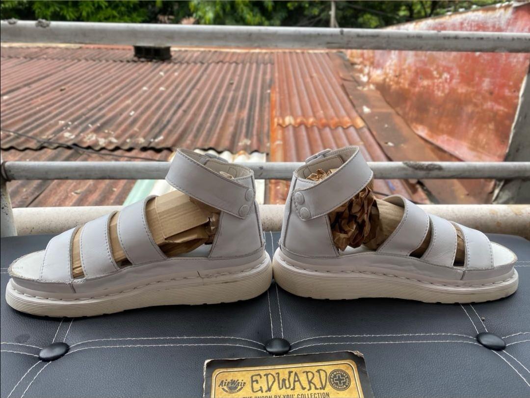Dr martens clarissa white hot sale