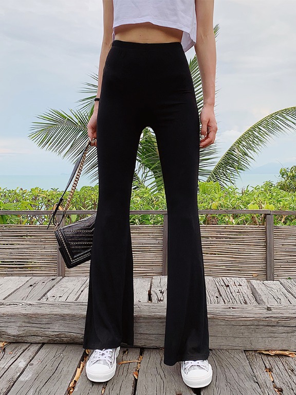 Elastic Trumpet pants Women s Fashion Bottoms Other Bottoms on