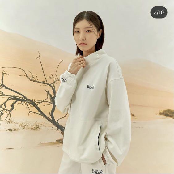 FILA X BTS Sweater JK Fesyen Wanita Pakaian Wanita Baju Luaran