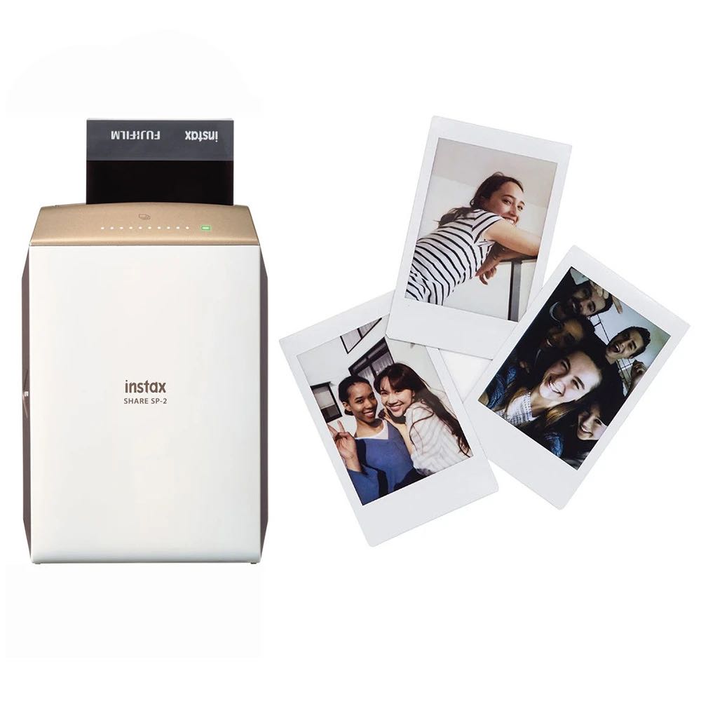 Fujifilm Instax Share SP2 Printer in Gold, Hobbies & Toys, Stationery