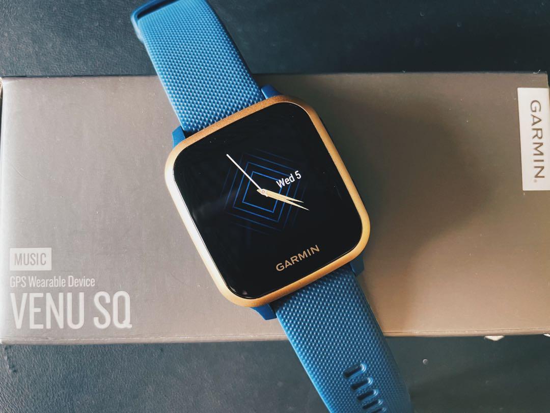 【/訳アリ】Garmin Venu Sq Music Navy