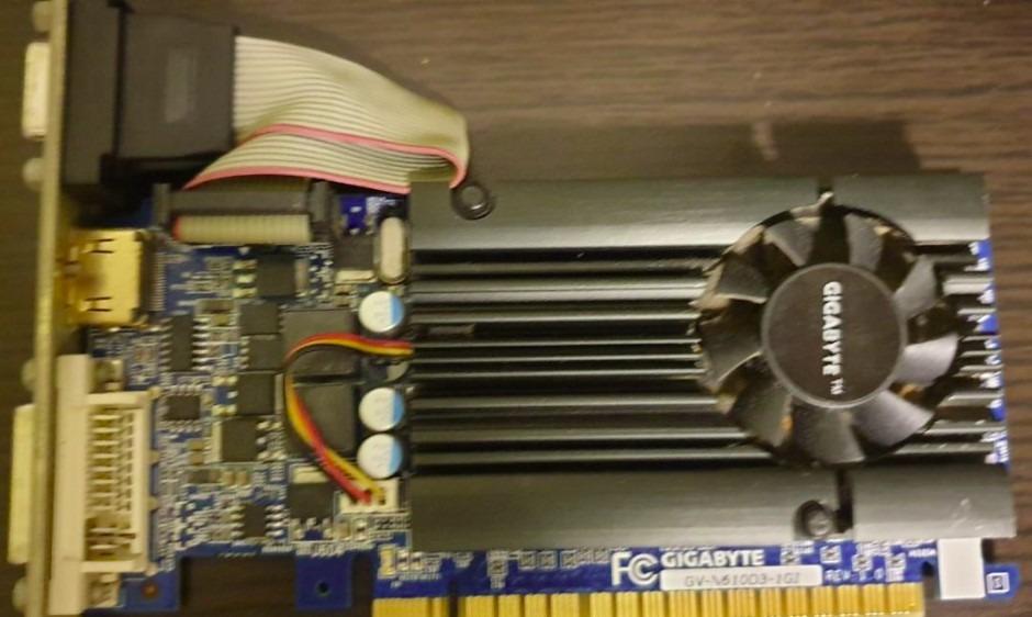 Gigabyte gt610 top