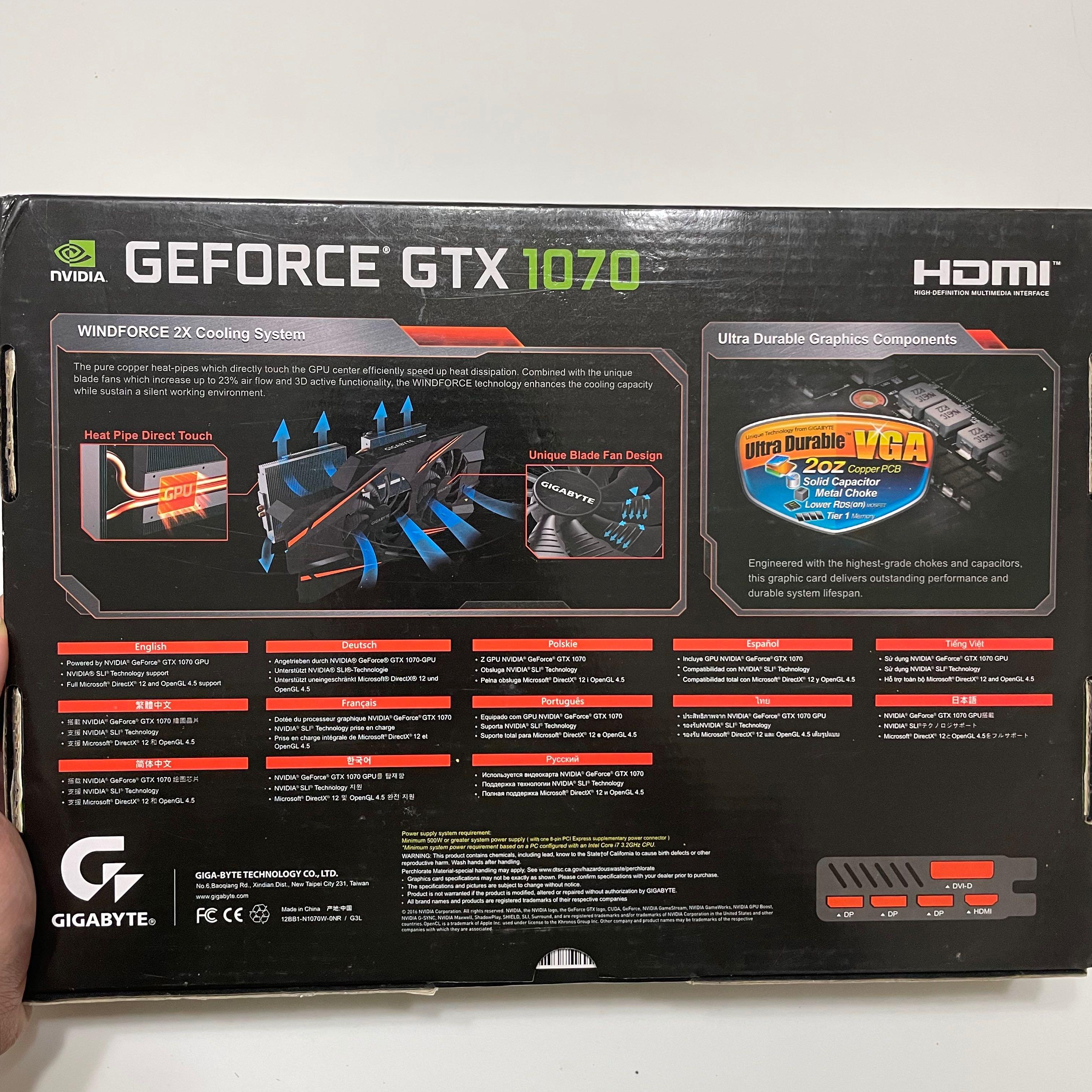 Geforce gtx deals 1070 windforce oc