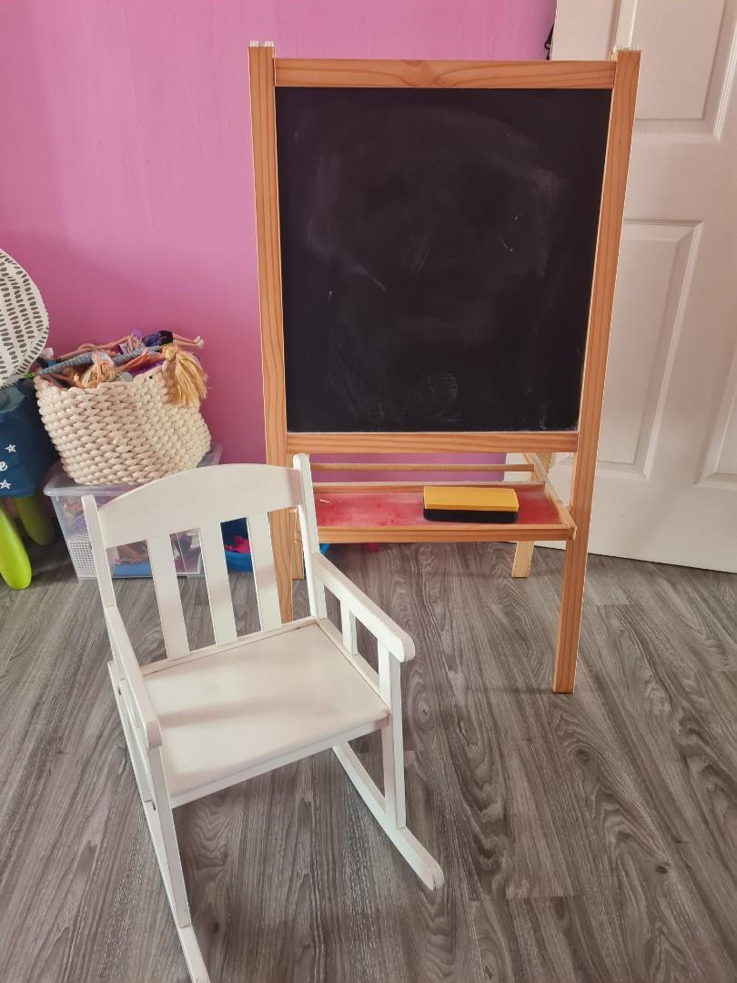 IKEA Blackbaord and Children Rocking Chair, Babies & Kids, Baby Nursery