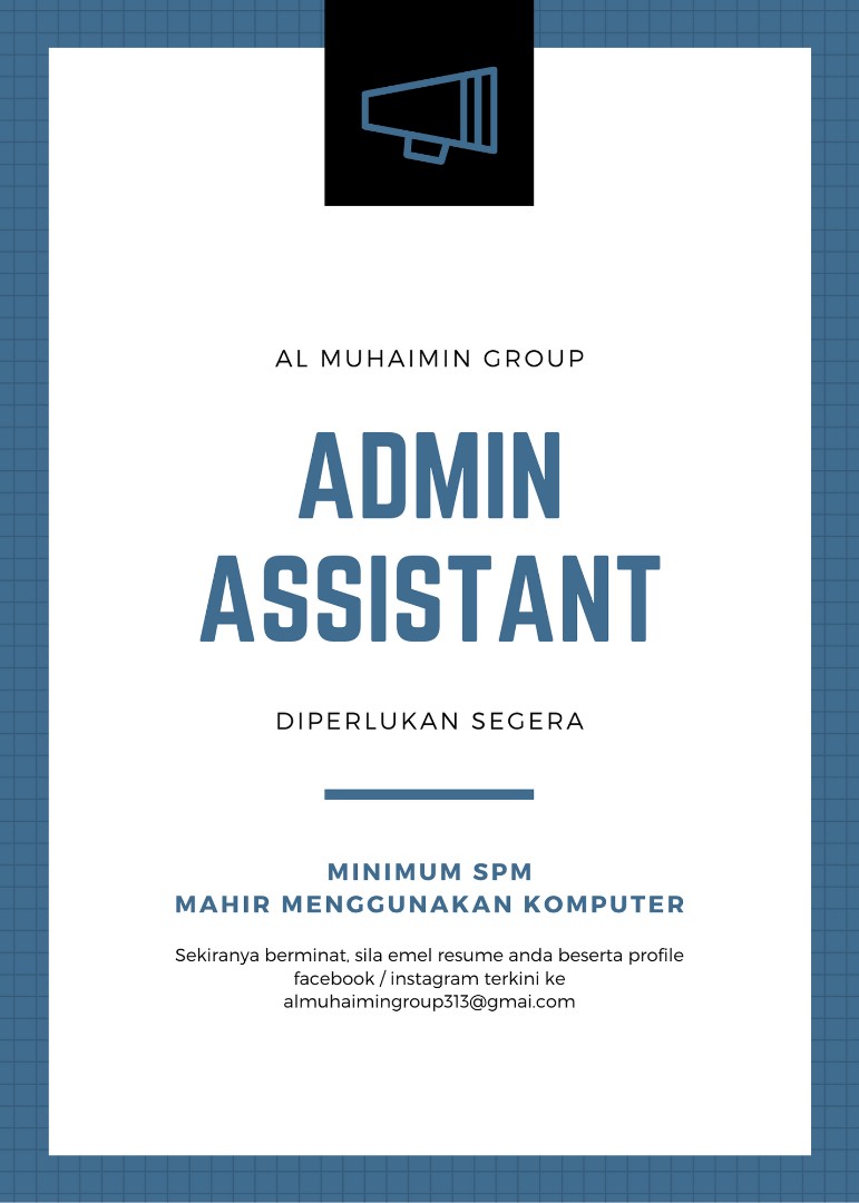 Jawatan Kosong Sebagai Admin Assistant Jobs Full Time Admin Office Finance On Carousell