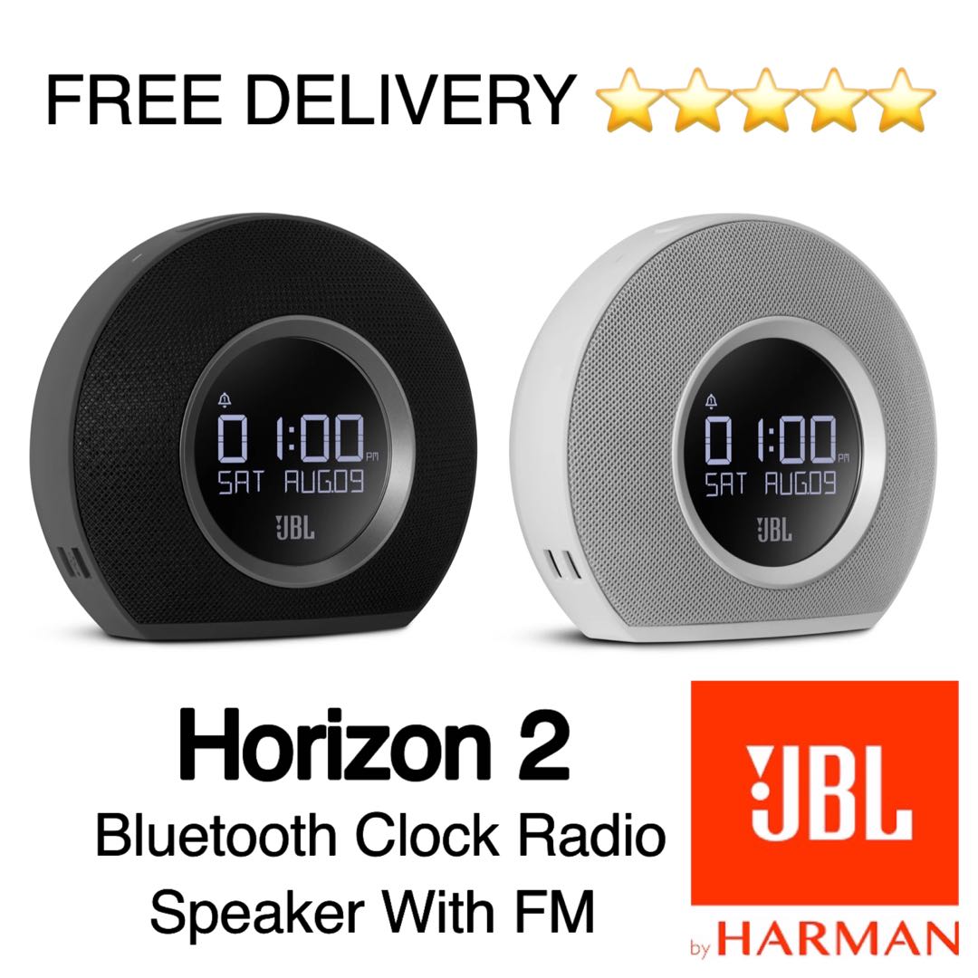 JBL Horizon 2 Clock Radio with Bluetooth, Audio, Soundbars, Speakers