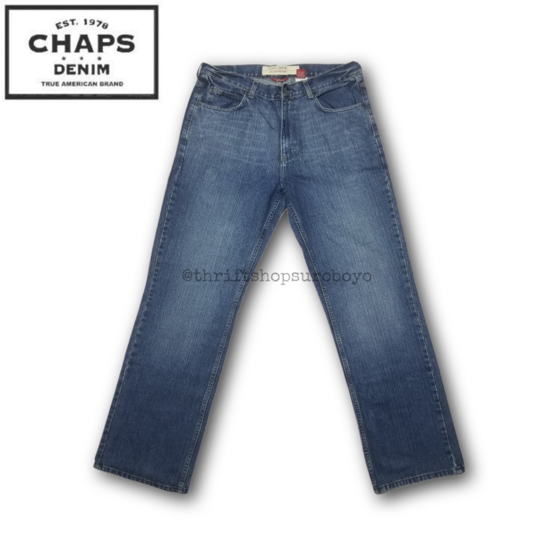 Jeans second chaps denim, Fesyen Pria 