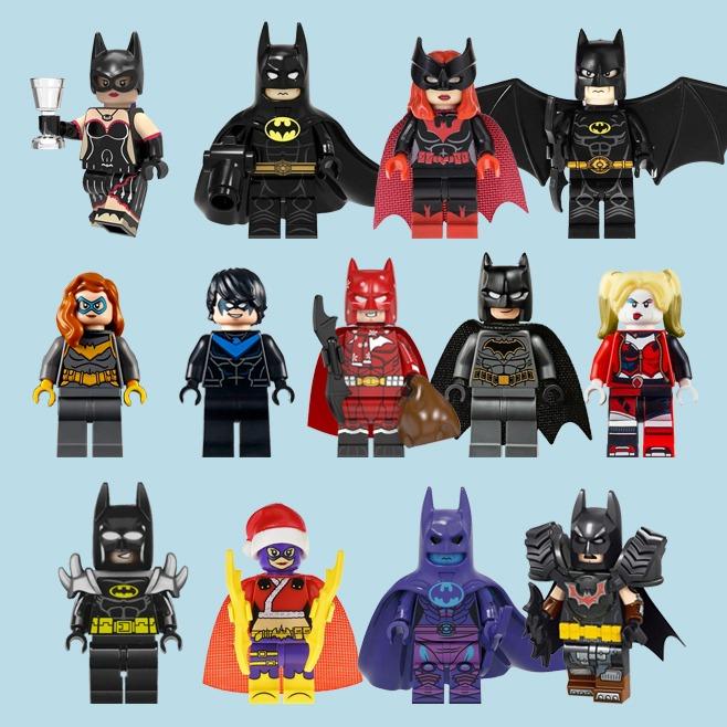 Lego Like DC Comics Batman Batwoman Batgirl Nightwing Set (12 Figures),  Hobbies & Toys, Toys & Games on Carousell