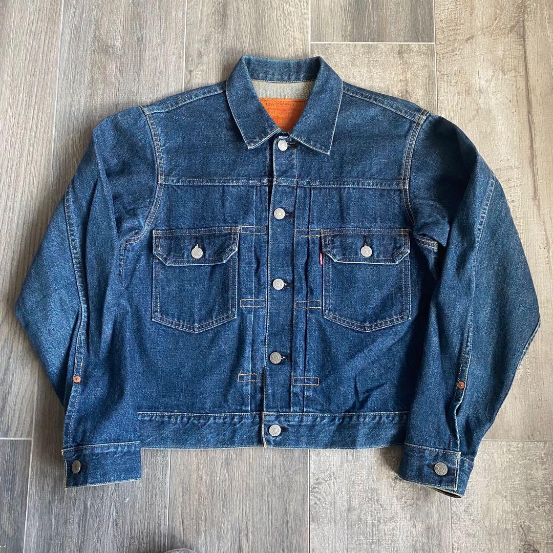 LEVIS TYPE 2 BIG E REDLINE VINTAGE DENIM JACKET 507 2ND