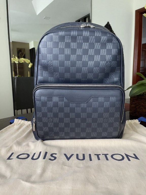 LOUIS VUITTON BLUE ASTRAL DAMIER INFINI CAMPUS BACKPACK (N40299)