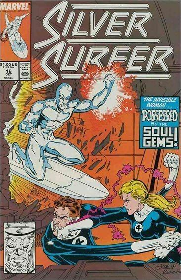 Marvel Comics: Silver Surfer Vol. 3, Nos. 11-16 (COMPLETE RUN) (Category: Comics & Manga) located in Iloilo. Submitted by dtyark (Listing ID 1112118482, Image 3). Description: ***** ITEM LOCATION: ILOILO CITY, PHILIPPINES ***** Marvel Comics: Silver Surfer Vol. 3, Nos. 11-16. This lot is for 6 comics: Silver Surfer Vol. 3, No. 11, May, 1988: Fine condition; First Printing. Silver Surfer Vol. 3, No. 12, June, 1988: Fine condition; First Printing. 