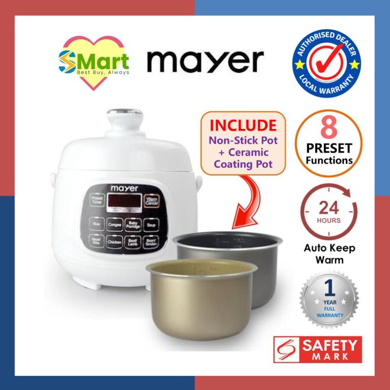 Mayer mini pressure cooker hot sale manual