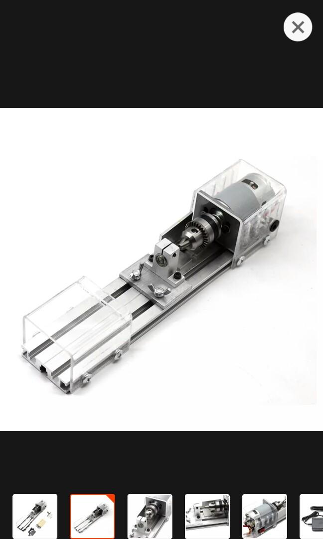 Mini wood carving lathe machine, Furniture & Home Living, Home