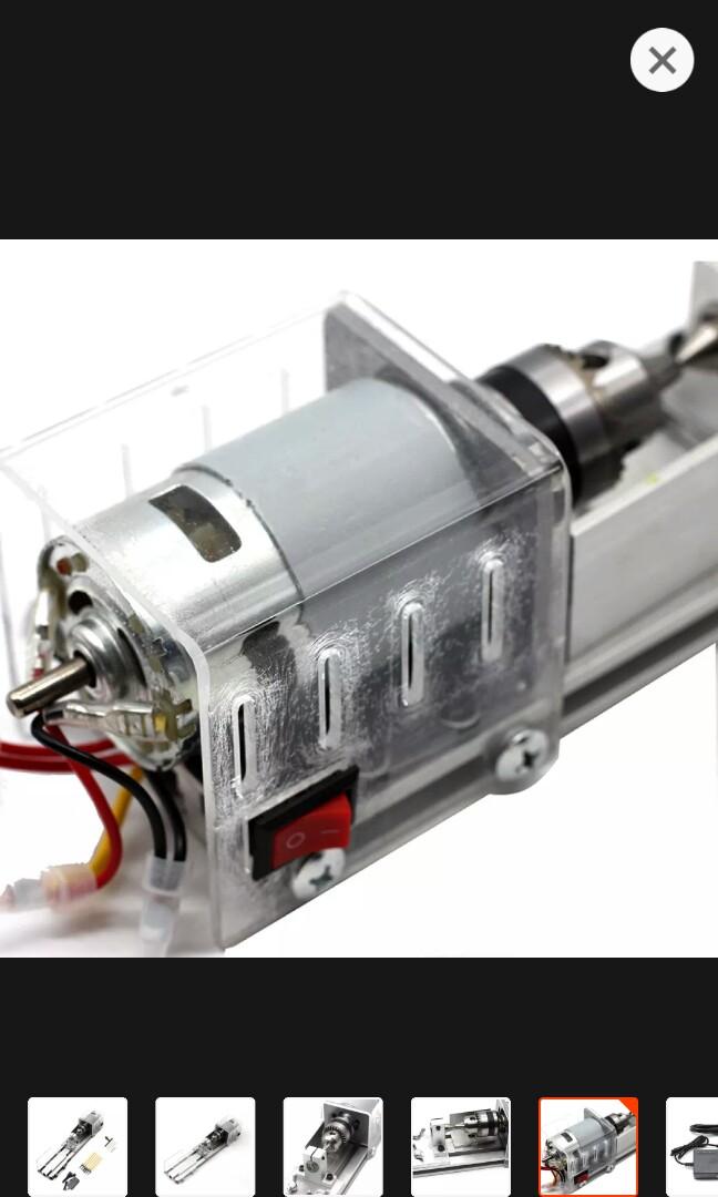 Mini wood carving lathe machine, Furniture & Home Living, Home