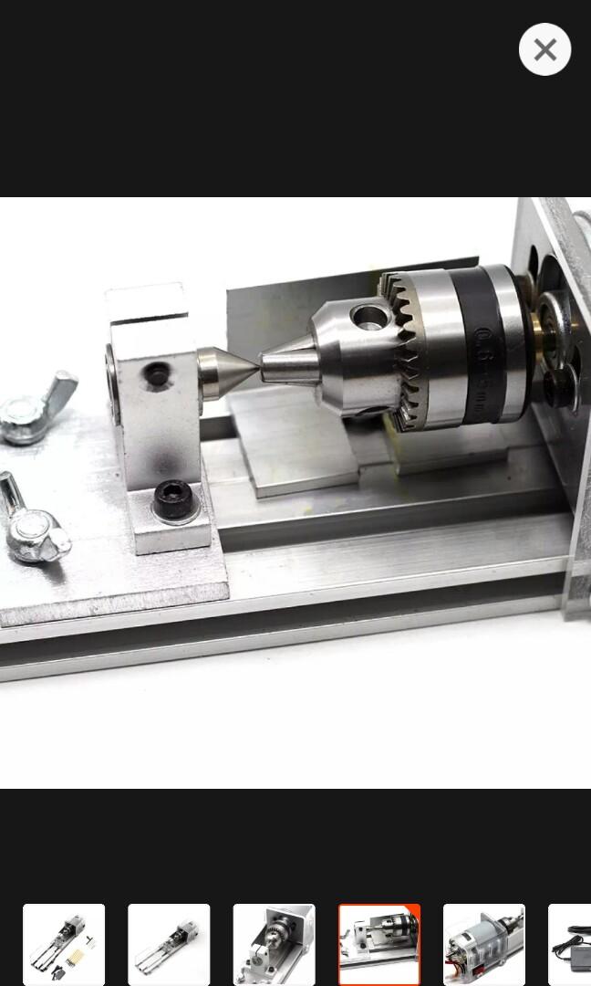 Mini wood carving lathe machine, Furniture & Home Living, Home