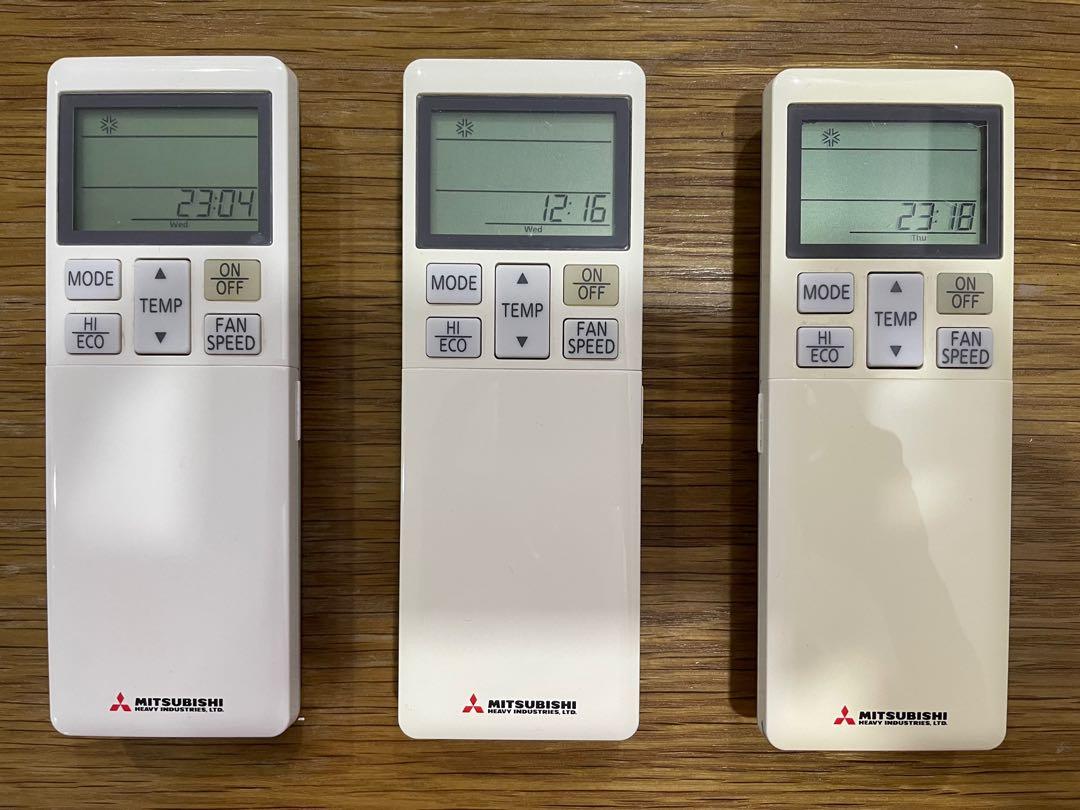 Mitsubishi Heavy Industries Airconditioner Remote, TV & Home Appliances, Air Conditioners