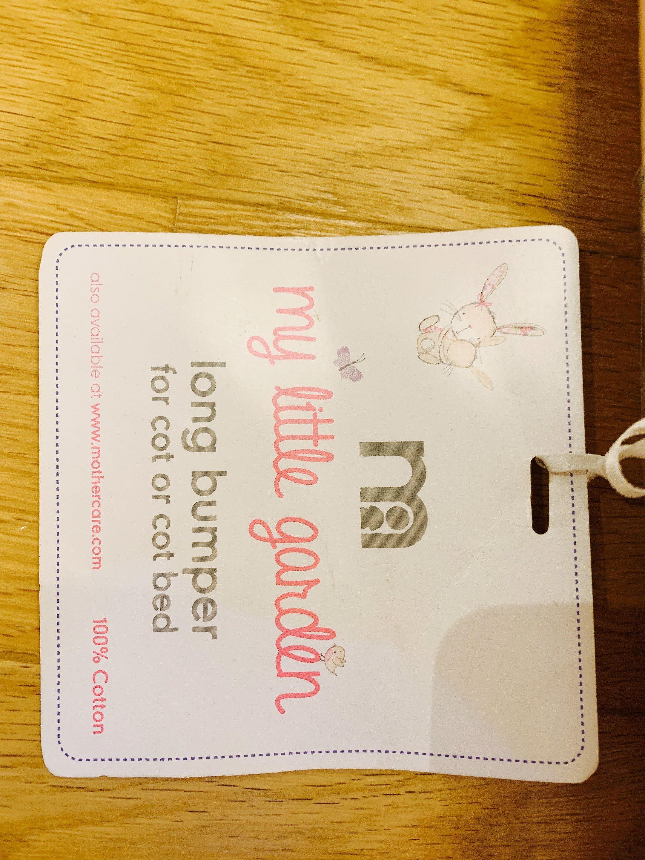 Mothercare long cot bumper , Babies & Kids, Baby Nursery & Kids