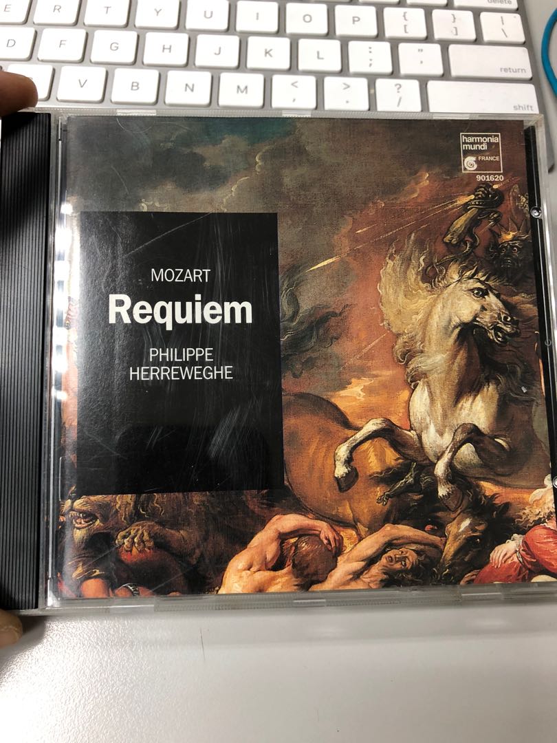 Mozart Requiem - Philippe Herreweghe CD, 興趣及遊戲, 收藏品及