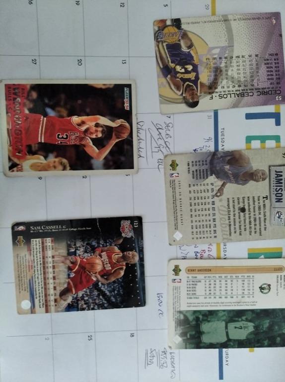 nba cards (Category: Raw Singles) located in Manila. Submitted by kchingx (Listing ID 1112153894, Image 2). Description: nba stars 5 pieces .