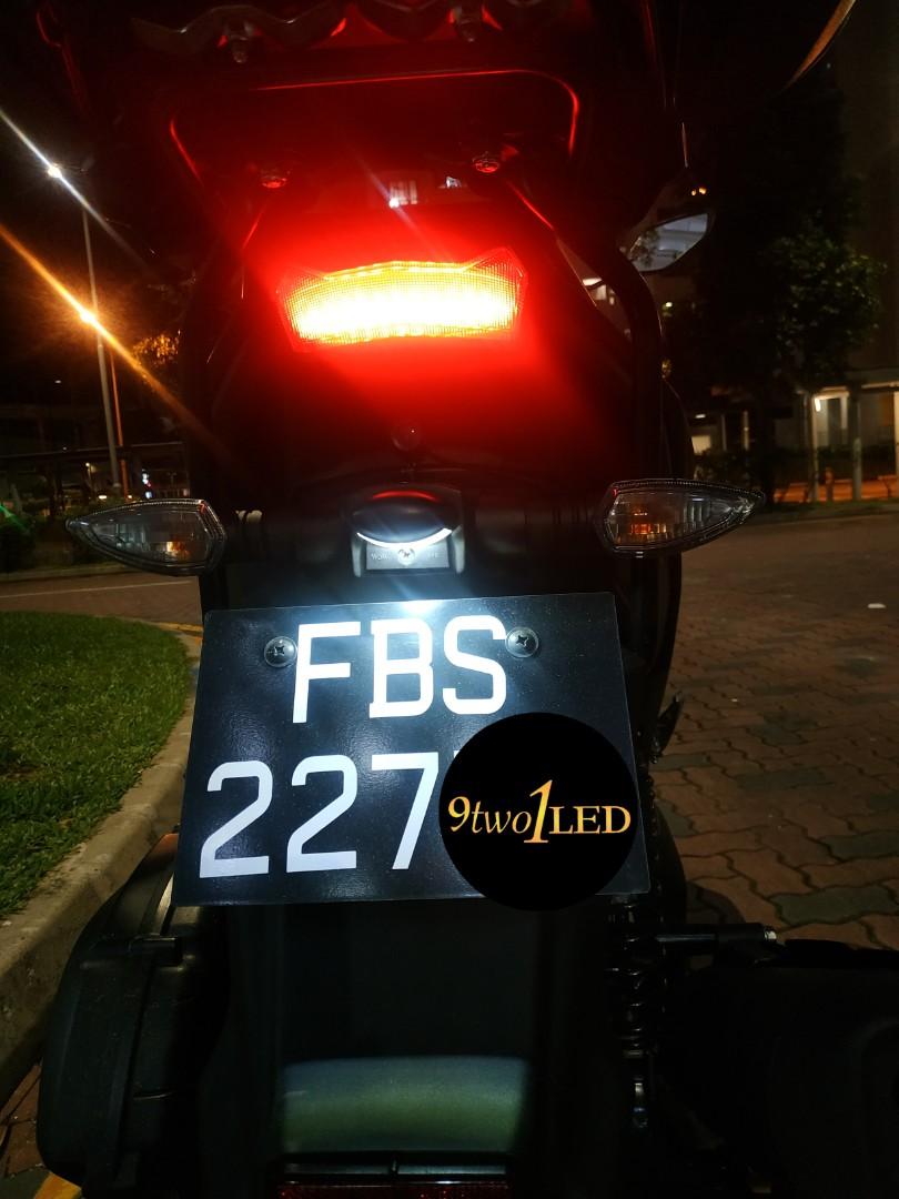 43 Modified Bike Back Light Sticker  Latest Free