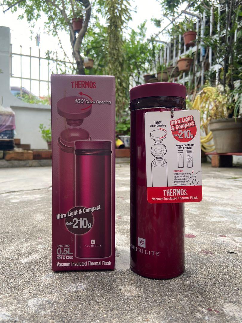 New Amway Vacuum Insulated Thermos Flask 500ml Red