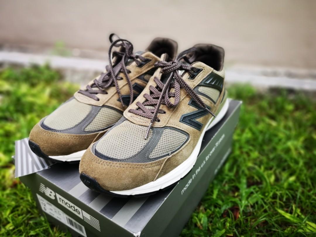 New balance 990 covert green top
