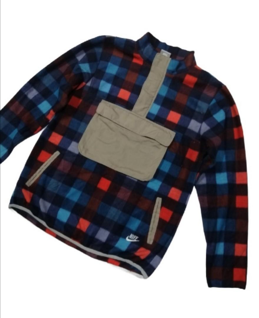Nike plaid jacket on sale