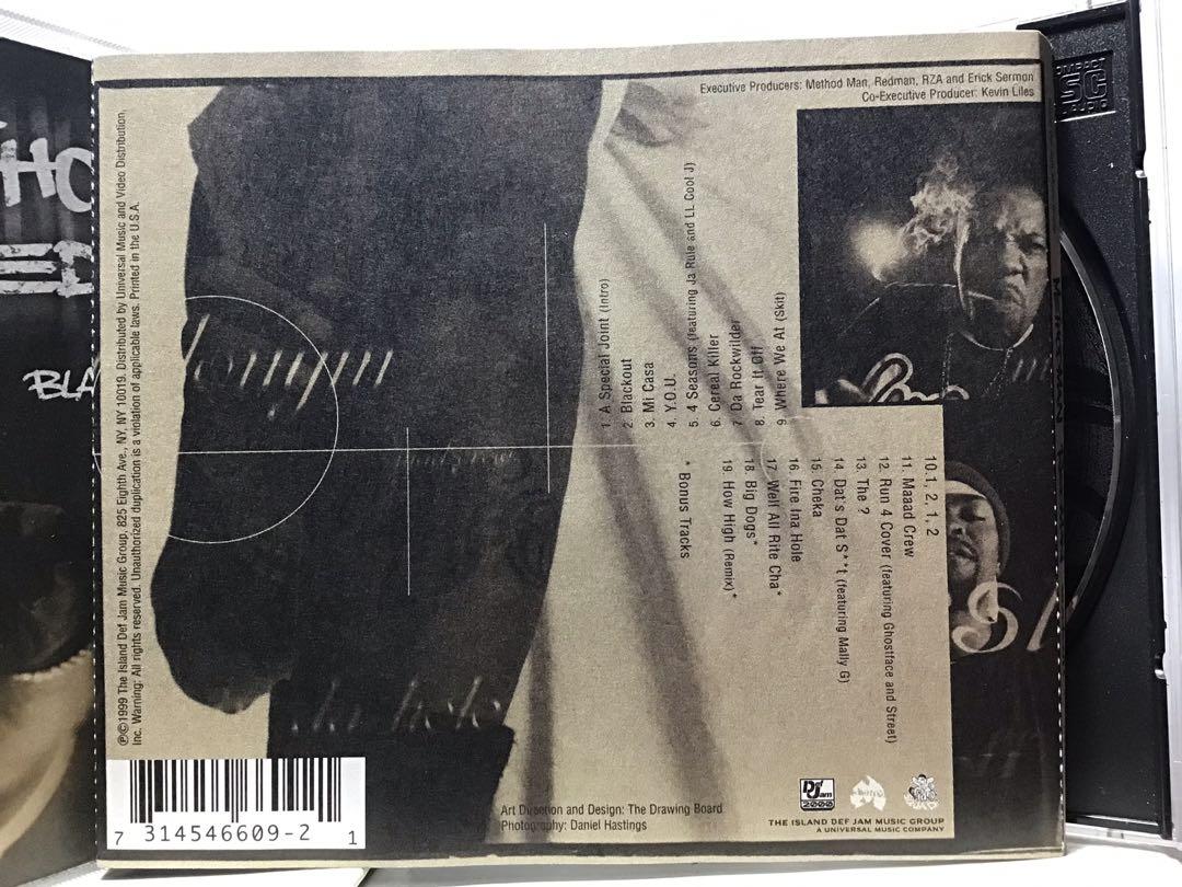 ORIGINAL US PRESS Method Man - Blackout! OOP 1999 USA CD Anubis 90s Rap ...