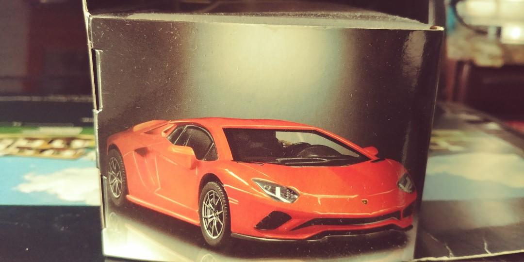 Petron Lamborghini Aventador S (Category: Vehicle & Diecast Models) located in Manila. Submitted by mt.everest (Listing ID 1112122149, Image 2). Description: For sale only. Not interested in trade. Petron Blaze Lamborghini Aventador collectible 1:32 scale Color: Orange Unused and unopened. Box size: 6.76 in. X 3.5 in. Issue: with small tear at the flap opening. Meet-up or shipping. Buyer pays for SF. This listing will be deleted once the item is 