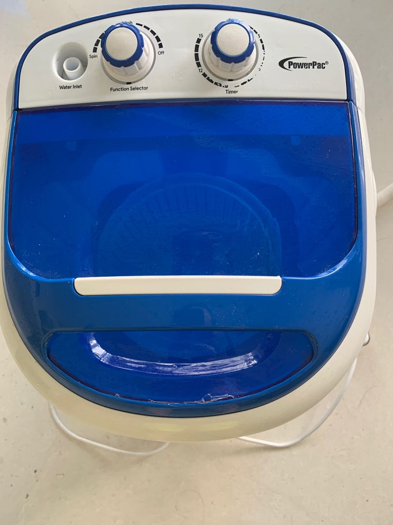 Powerpac Mini Washing Machine, Furniture & Home Living, Cleaning & Homecare Supplies, Cleaning