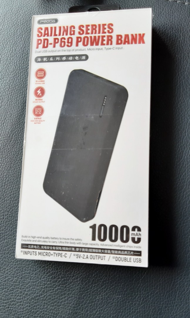 Proda powerbank 10000, Mobile Phones & Gadgets, Mobile & Gadget ...