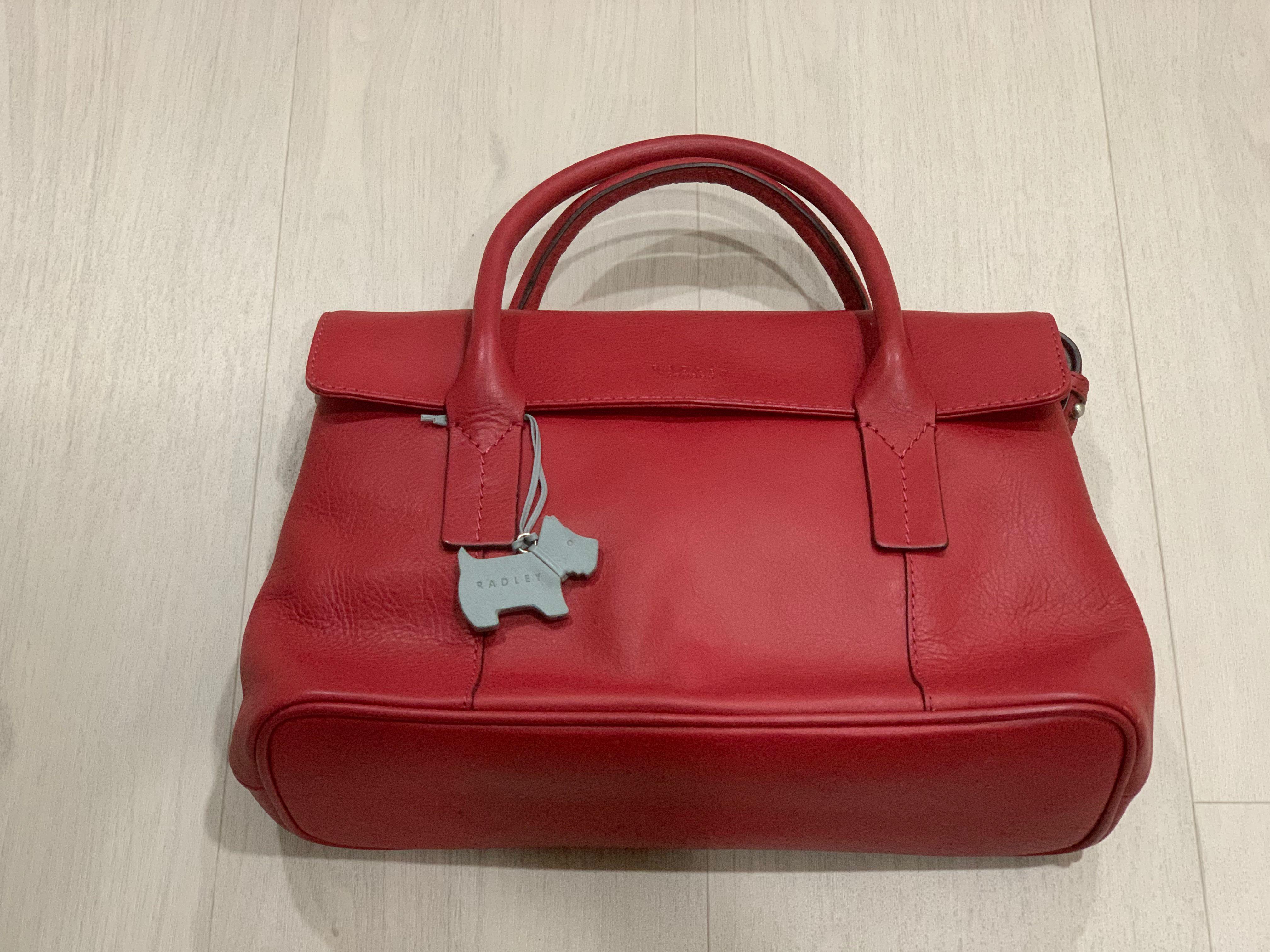 Radley London Leather Bag Red