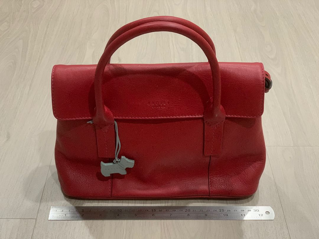 Radley London Leather Bag Red