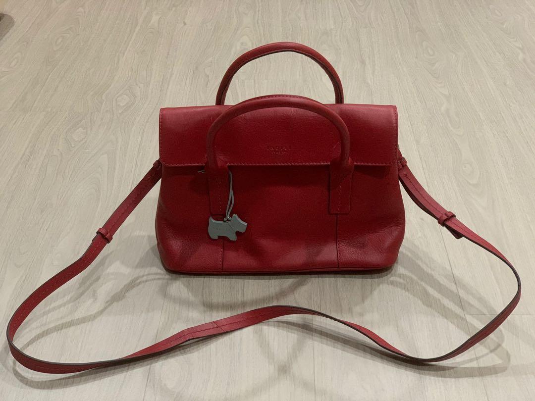 Radley London Leather Bag Red