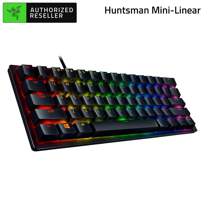 RAZER Huntsman Mini 60% Optical Gaming Keyboard Linear Red Switch (Category: Computer Keyboard) located in Manila. Submitted by joannguzman (Listing ID 1112190806, Image 1). Description: https://www.yomo.ph/web/item/detail/548413683538067456?ref=461046930563137536.