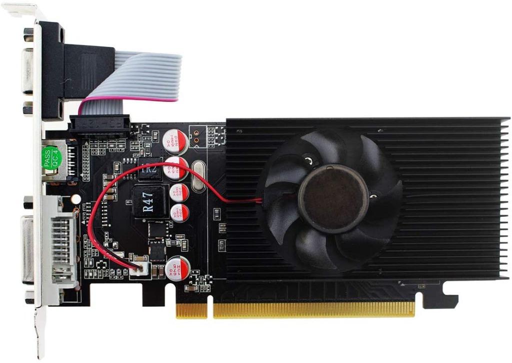 SALE Nvidia GeForce GT210 Graphics Cards DVI I HDMI VGA 1GB GDDR2 64Bit PCI Express 2.0 GPU Support Brand Topmore