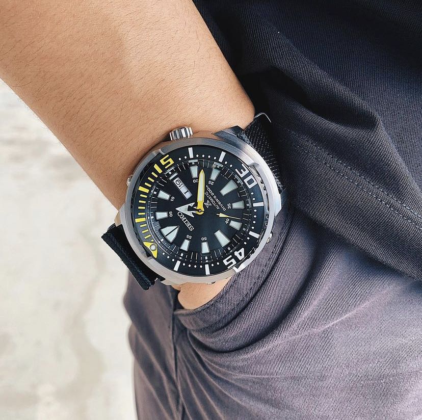 FREE XTRA BRACELET Seiko Baby Tuna SRP639K1 Luxury Watches on