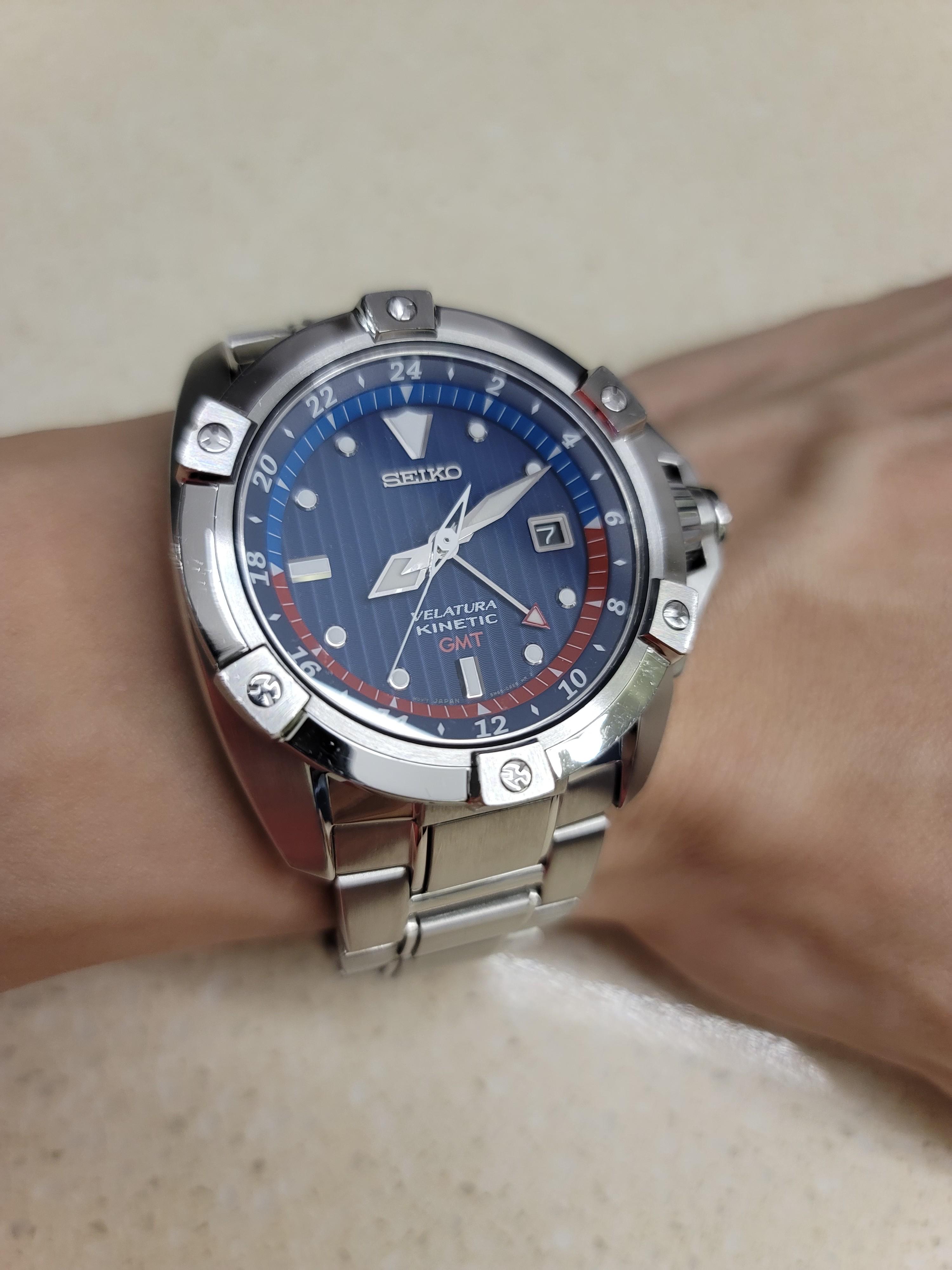 Seiko velatura kinetic gmt outlet