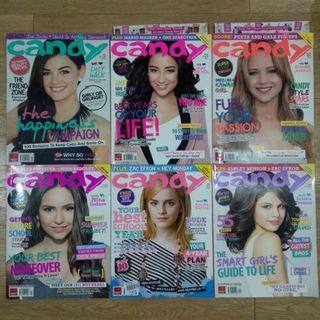 (Set) Candy Magazine ( Lucy Hale , Shay Mitchell , Jenifer Lawrence , Nina Dobrev , Emma Watson , Selena  Gomez )