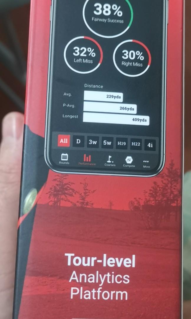 Shot Scope V2 Golf Watch GPS and Performance Tracking, Sports Equipment