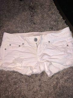 Size 4 small white shorts American eagle