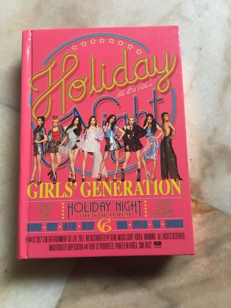 Snsd Girls Generation Holiday Night Album Holiday Ver K Wave On Carousell