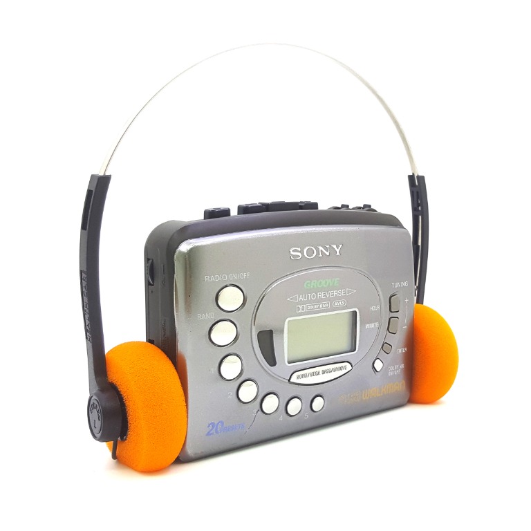 Walkman Lecteur cassette portable multifonction Son stéréo Fm Radio  Cassette avec prise casque 3,5 mm