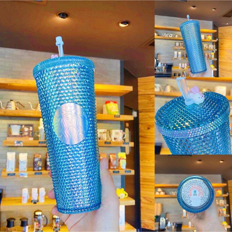 Starbucks  China Blink Red Blue Gold Silver Purple Pink Studded Cold Cup,  Furniture & Home Living, Kitchenware & Tableware, Coffee & Tea Tableware on  Carousell