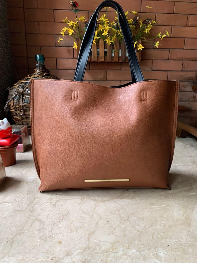 steve madden structured tote
