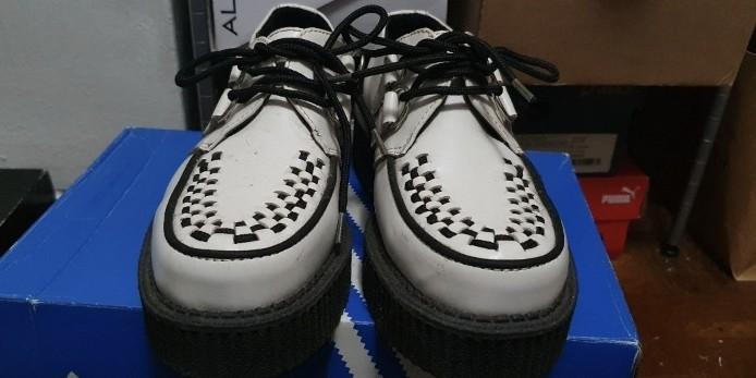 White creeper hotsell shoes