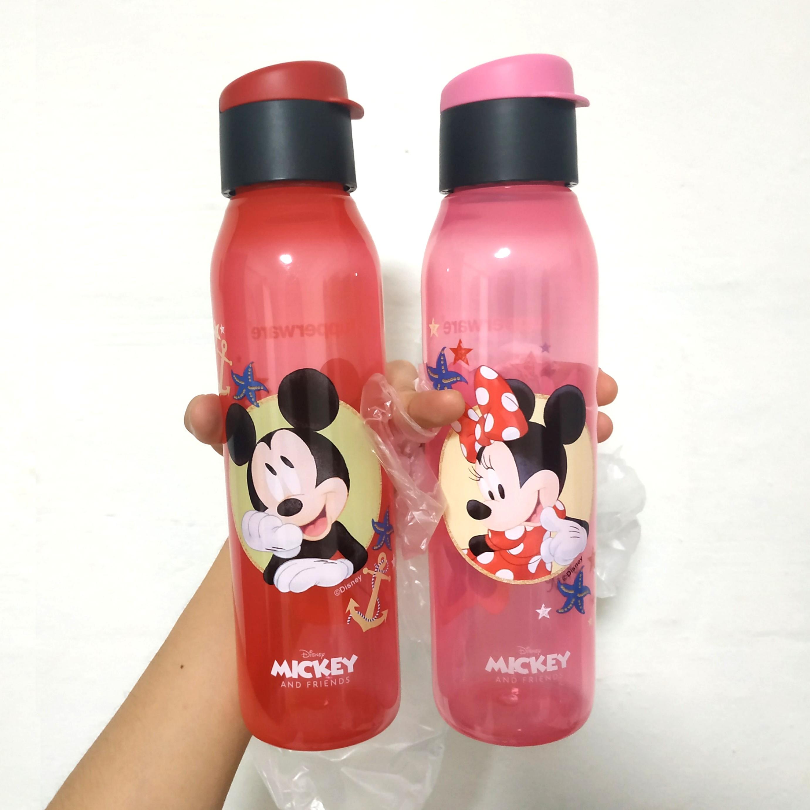 Disney Mickey & Minnie Mouse Flip Top Water Bottle 802355