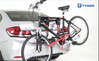 Tyger Auto Car DeLuxe 1 Bike Trunk Mount Bicycle Carrier Rack for Most Sedans, Hatchbacks, Minivans and SUVs