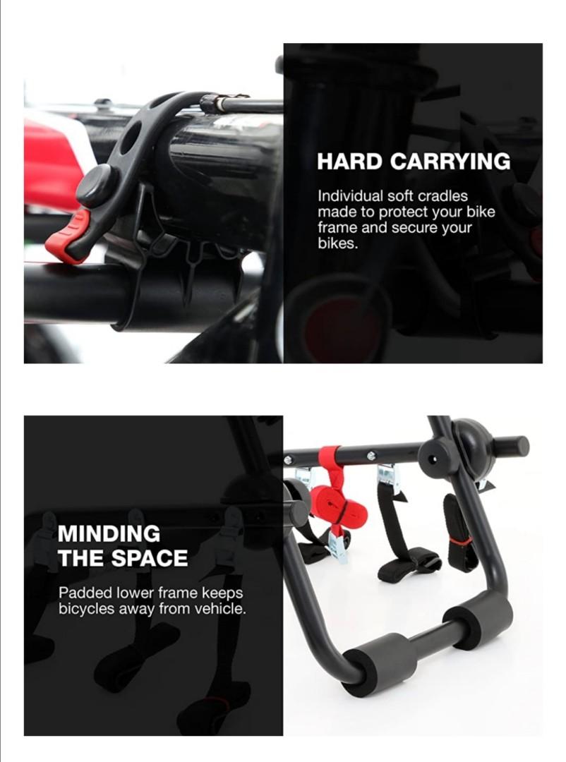 Tyger Auto Bike Racks Tyger Auto Car DeLuxe 1 Bike Trunk Mount Bicycle Carrier Rack for Most ...
